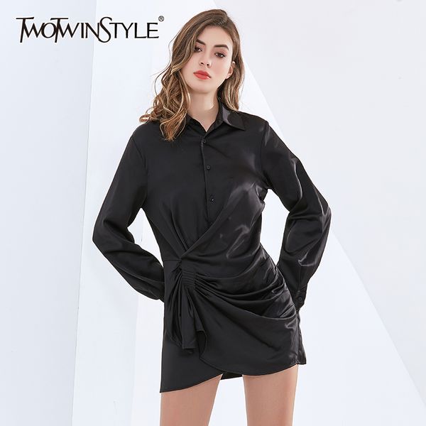 casual ruched drawstring women's dress lapel long sleeve high waist minimalist shirt dresses female autumn 210423, White
casual ruched drawstring women's dress lapel long sleeve high waist minimalist shirt dresses female autumn 210423, White