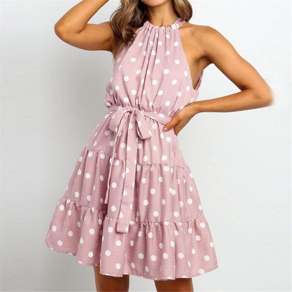 casual dresses 40# dot print summer dress women sleeveless halter neck mini a line for 2021 vintage open back vestidos, Black;gray
casual dresses 40# dot print summer dress women sleeveless halter neck mini a line for 2021 vintage open back vestidos, Black;gray