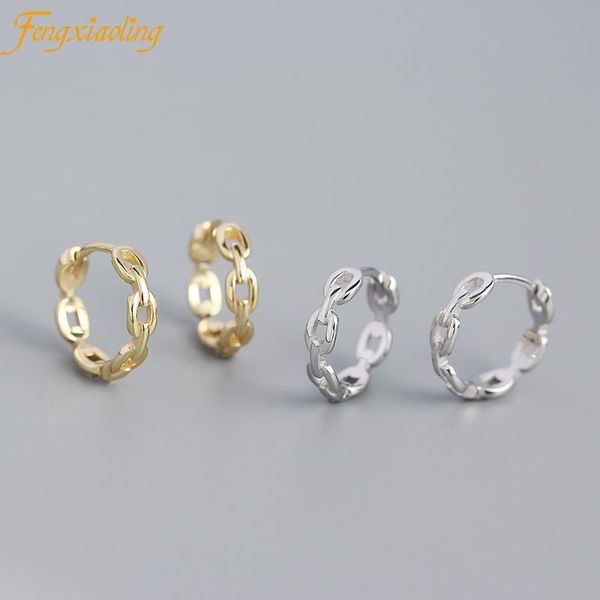 hoop & huggie genuine 100% 925 sterling geometric chain circle earrings ins metal style silver simple charm elegant jewelry 2021, Golden;silver
hoop & huggie genuine 100% 925 sterling geometric chain circle earrings ins metal style silver simple charm elegant jewelry 2021, Golden;silver