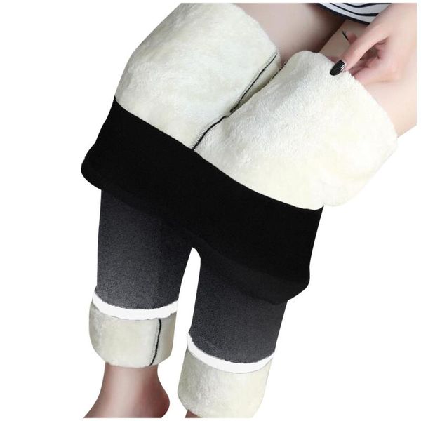 women's leggings women thermal thick warm fleece pants winter high waist stretchy female ankle-length casual trousers streetwear, Black
women's leggings women thermal thick warm fleece pants winter high waist stretchy female ankle-length casual trousers streetwear, Black