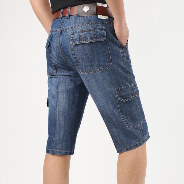 summer cargo shorts men clothing calf length pants thin loose denim mens short jeans big size 38 40 42 men's, Blue
summer cargo shorts men clothing calf length pants thin loose denim mens short jeans big size 38 40 42 men's, Blue