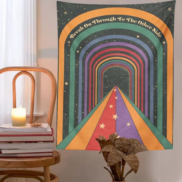 tapestries fate door rainbow tapestry wall hanging bohemian ouija art decor home bedroom carpet 80s
tapestries fate door rainbow tapestry wall hanging bohemian ouija art decor home bedroom carpet 80s