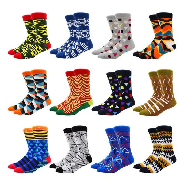 men's socks combed cotton geometric pattern long tube funny happy men novelty skateboard crew casual crazy, Black
men's socks combed cotton geometric pattern long tube funny happy men novelty skateboard crew casual crazy, Black