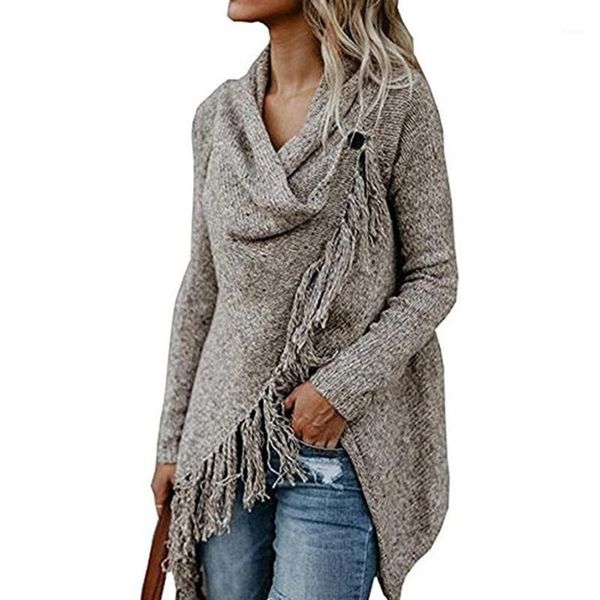 women's sweaters women solid color irregular shawl long sleeve tassels knitted sweater cardigan for fashion autumn warm, White;black
women's sweaters women solid color irregular shawl long sleeve tassels knitted sweater cardigan for fashion autumn warm, White;black