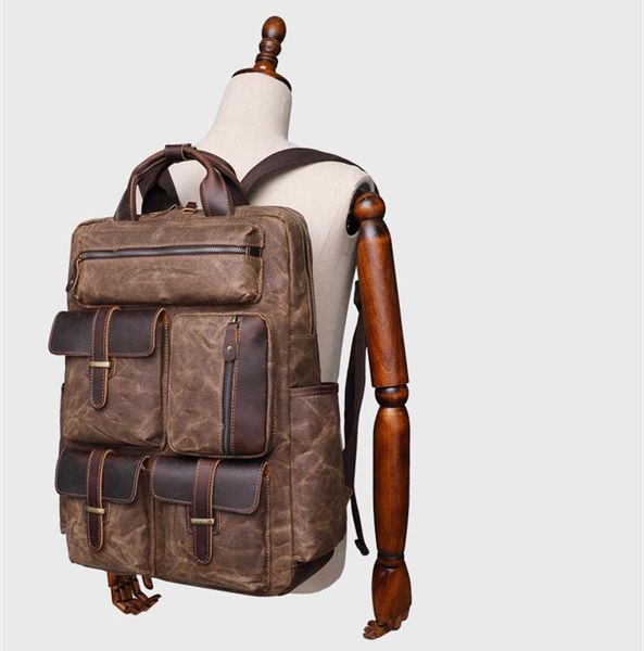backpack fashion crazy horse leather men backpacks vintage genuine women brand business travle bag bolsa masculina
backpack fashion crazy horse leather men backpacks vintage genuine women brand business travle bag bolsa masculina