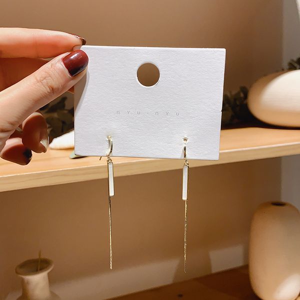 gold electroplating fashion long geometric metal chain earrings 925 silver needle elegant lady earrings
gold electroplating fashion long geometric metal chain earrings 925 silver needle elegant lady earrings