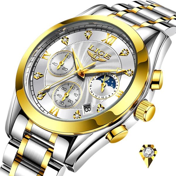 wristwatches 2021 gold watch women watches ladies creative steel women's bracelet female waterproof clock, Slivery;brown
wristwatches 2021 gold watch women watches ladies creative steel women's bracelet female waterproof clock, Slivery;brown