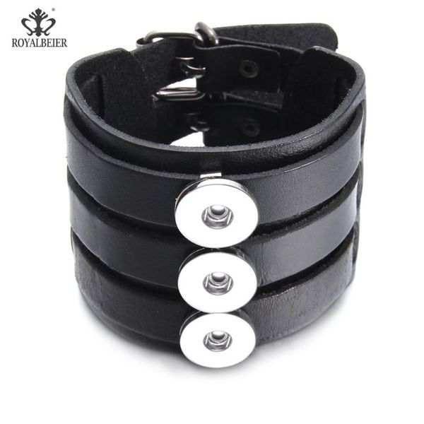 charm bracelets royalbeier fashion triple belt black leather wrist beautiful big wide bangles men buckle vintage punk jewelry, Golden;silver
charm bracelets royalbeier fashion triple belt black leather wrist beautiful big wide bangles men buckle vintage punk jewelry, Golden;silver