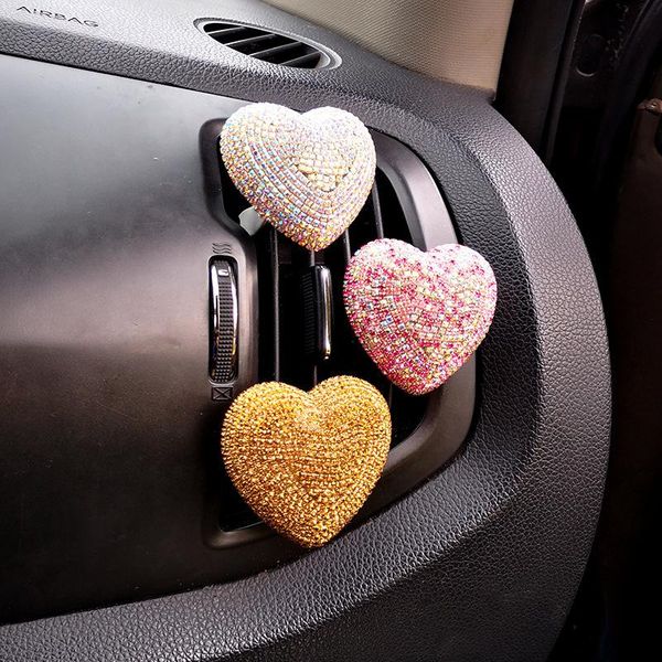 car creative love diamonds cute peach heart perfume clip air conditioning outlet decoration interior decorations
car creative love diamonds cute peach heart perfume clip air conditioning outlet decoration interior decorations