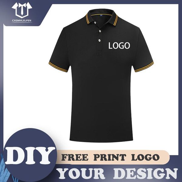 men's polos shirt 7-color high-end custom logo advertising cultural casual wild 6 series lapel printing diy brand text, White;black
men's polos shirt 7-color high-end custom logo advertising cultural casual wild 6 series lapel printing diy brand text, White;black