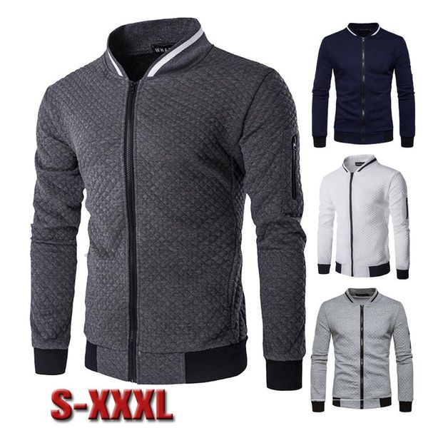 men's jackets zipper stand collar jacket casual street windbreaker coat men outwear cardigans autumn, Black;brown
men's jackets zipper stand collar jacket casual street windbreaker coat men outwear cardigans autumn, Black;brown