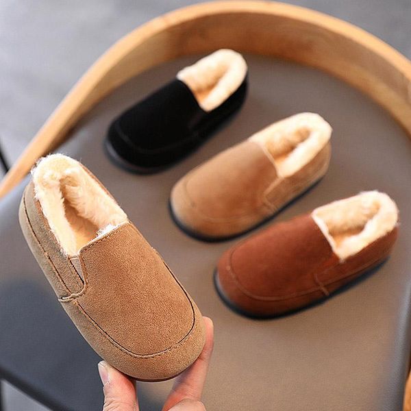 winter children snow shoes warm cato faux suede loafers plush girls fur boys child antislip slippers, Black
winter children snow shoes warm cato faux suede loafers plush girls fur boys child antislip slippers, Black