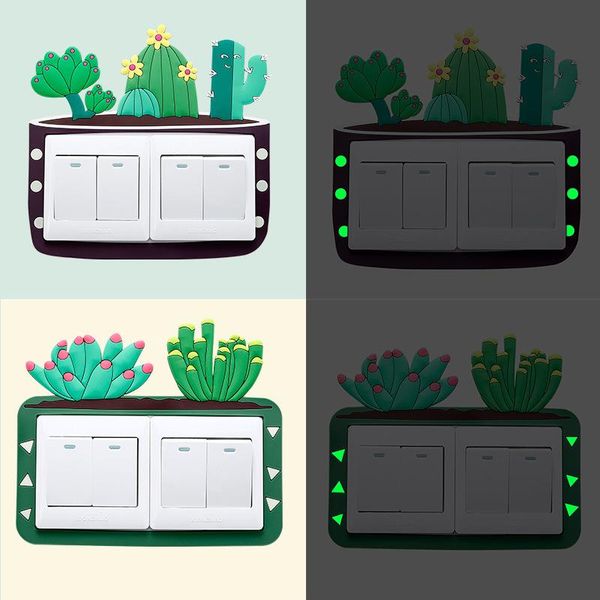 creative luminous light 3d double switch stickers paste soft pvc multi protective cover wall paster home decors
creative luminous light 3d double switch stickers paste soft pvc multi protective cover wall paster home decors