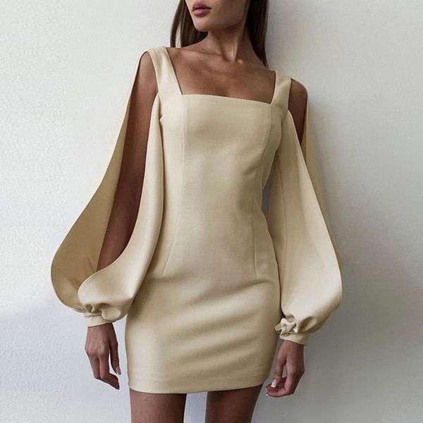 casual dresses mini dress women fashion hollow out long lantern sleeve solid color square collar 2021 autumn female party vestidos, Black;gray
casual dresses mini dress women fashion hollow out long lantern sleeve solid color square collar 2021 autumn female party vestidos, Black;gray