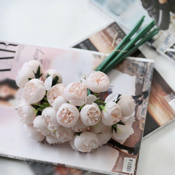 decorative flowers & wreaths 27 heads tea rose artificial bouquet wedding home party decor gift
decorative flowers & wreaths 27 heads tea rose artificial bouquet wedding home party decor gift