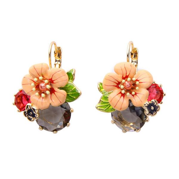 stud european and american temperament fashion creative design earrings wild enamel glaze ear buckles fresh flower hooks, Golden;silver
stud european and american temperament fashion creative design earrings wild enamel glaze ear buckles fresh flower hooks, Golden;silver