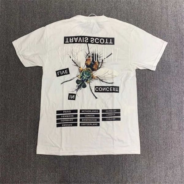 men's t-shirts ss travis scott cactus jack europe tour t-shirt men women astroworld t shirt mens tees harajuku pi2r, White;black