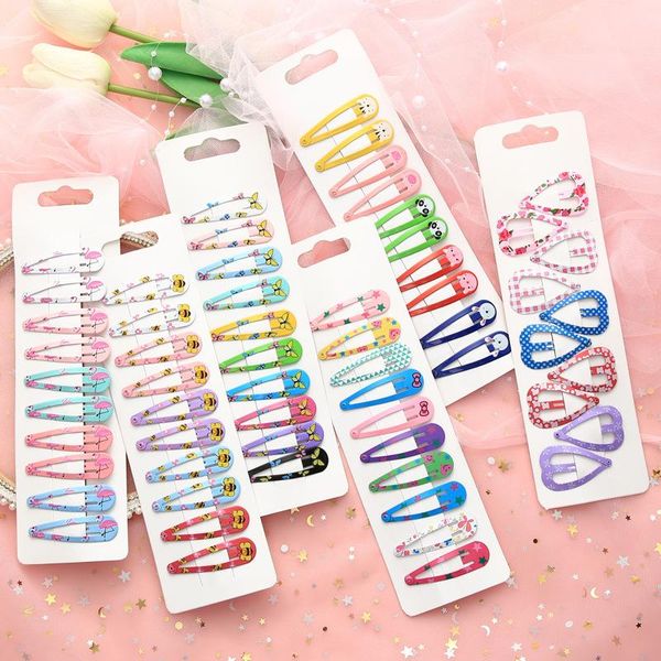 hair accessories 10 pieces printing snap clips for kids solid matel hairpins girls, Slivery;white
hair accessories 10 pieces printing snap clips for kids solid matel hairpins girls, Slivery;white