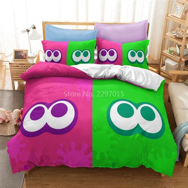 bedding sets 3d printed splatoon 2 game set cute cartoon duvet cover pillowcase blue pink home textile for kids boy
bedding sets 3d printed splatoon 2 game set cute cartoon duvet cover pillowcase blue pink home textile for kids boy