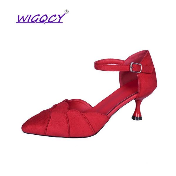 pointed thin heels patchwork high sandals women 2021 spring summer shoes woman baotou word buckle casual ladies, Black
pointed thin heels patchwork high sandals women 2021 spring summer shoes woman baotou word buckle casual ladies, Black