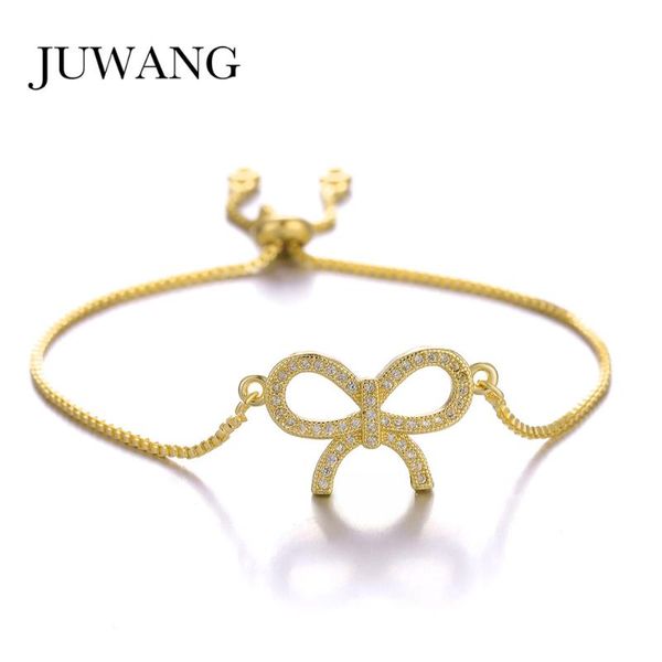 link, chain juwang bow sparkling charm bracelets bangles for woman clear cz cute adjust bracelet fashion jewelry gift, Black
link, chain juwang bow sparkling charm bracelets bangles for woman clear cz cute adjust bracelet fashion jewelry gift, Black
