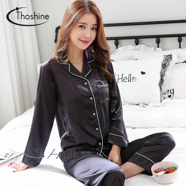 men's sleepwear brand spring summer autumn satin silk women pajamas sets patchwork turn down collar female china pijama suit z2jz, Black;brown
men's sleepwear brand spring summer autumn satin silk women pajamas sets patchwork turn down collar female china pijama suit z2jz, Black;brown