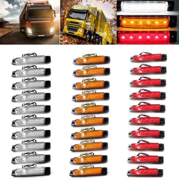 emergency lights 30pcs 12v 6 led side marker indicators lamp for car truck trailer lorry (red, yellow and white)
emergency lights 30pcs 12v 6 led side marker indicators lamp for car truck trailer lorry (red, yellow and white)
