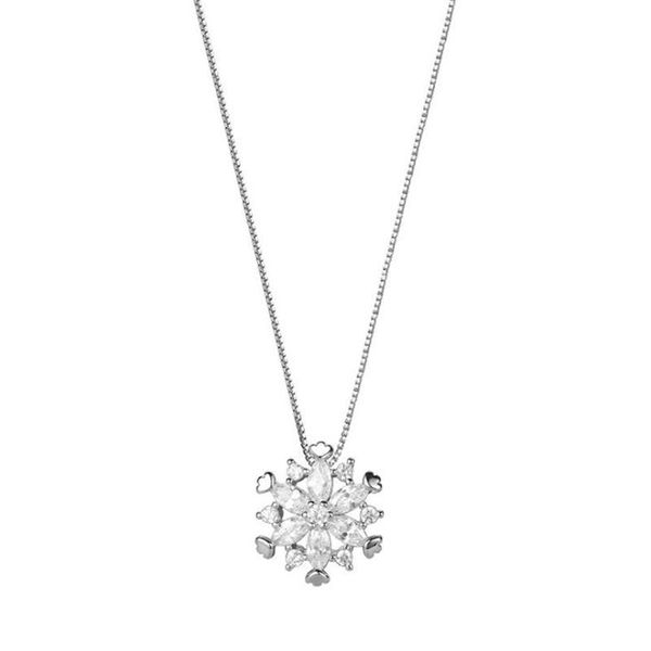 pendant necklaces exquisite zircon snowflake women necklace fashion beautiful statement clavicle chain girlfriends christmas jewelry gifts, Silver
pendant necklaces exquisite zircon snowflake women necklace fashion beautiful statement clavicle chain girlfriends christmas jewelry gifts, Silver