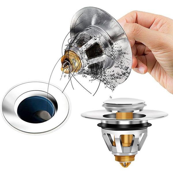 other bath & toilet supplies bounce core -up drain filter bathroom stainless steel push-type hair ser basin
other bath & toilet supplies bounce core -up drain filter bathroom stainless steel push-type hair ser basin