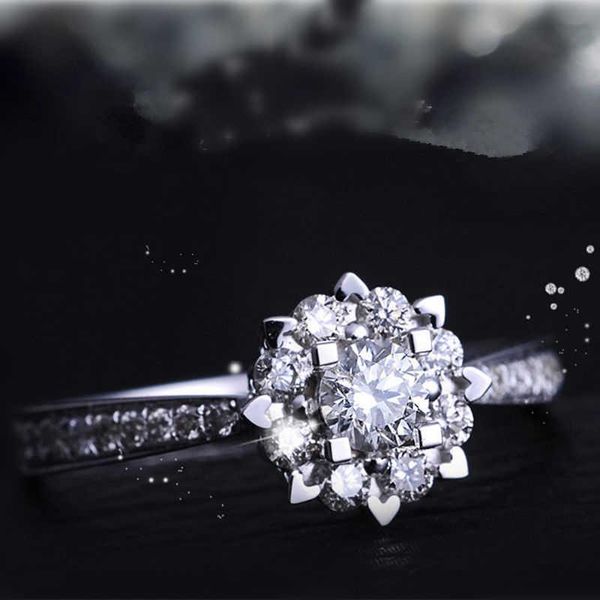 wedding rings simple snowflake shaped 1ct cz ring for women band engagement jewelry size 4-9, Slivery;golden
wedding rings simple snowflake shaped 1ct cz ring for women band engagement jewelry size 4-9, Slivery;golden