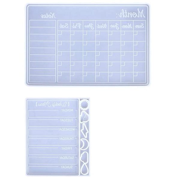 baking & pastry tools calendar resin mold silicone for dry erase epoxy casting weekly and monthly plans
baking & pastry tools calendar resin mold silicone for dry erase epoxy casting weekly and monthly plans