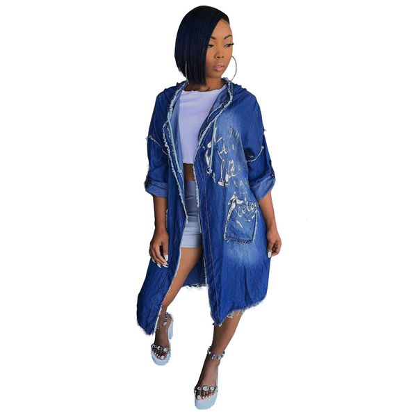 fashion women dark blue denim hooded coats sleeves print pockets lady long cardigan casual jacket streetwear autumn, Black;brown
fashion women dark blue denim hooded coats sleeves print pockets lady long cardigan casual jacket streetwear autumn, Black;brown