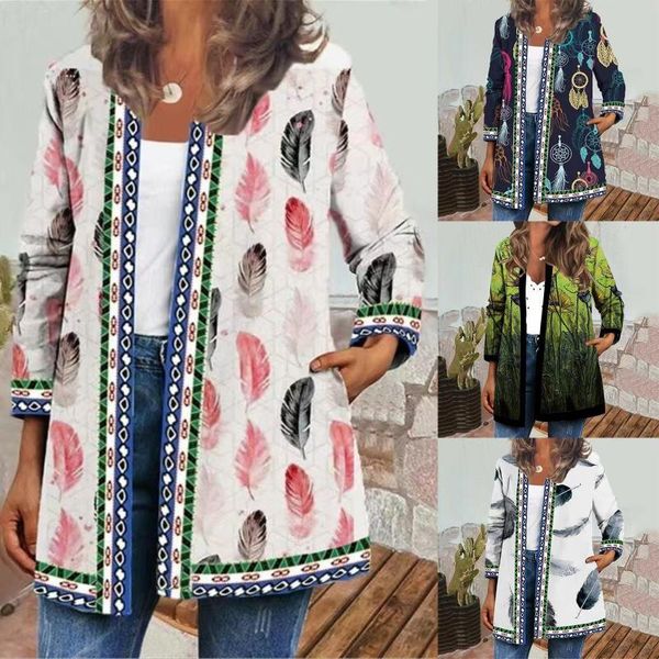 women's jackets autumn winter 2021 cardigan vintage ethnic floral printed long sleeve tunic ladies loose outerwear chic coat, Black;brown
women's jackets autumn winter 2021 cardigan vintage ethnic floral printed long sleeve tunic ladies loose outerwear chic coat, Black;brown