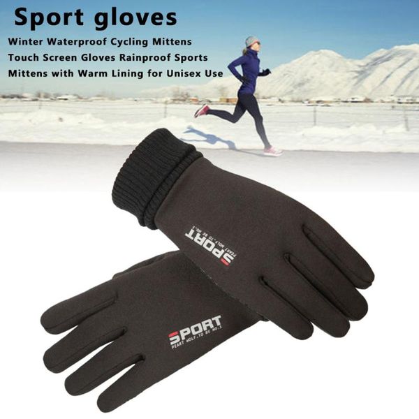winter waterproof cycling mittens touch screen gloves rainproof sports with warm lining for use, Black
winter waterproof cycling mittens touch screen gloves rainproof sports with warm lining for use, Black