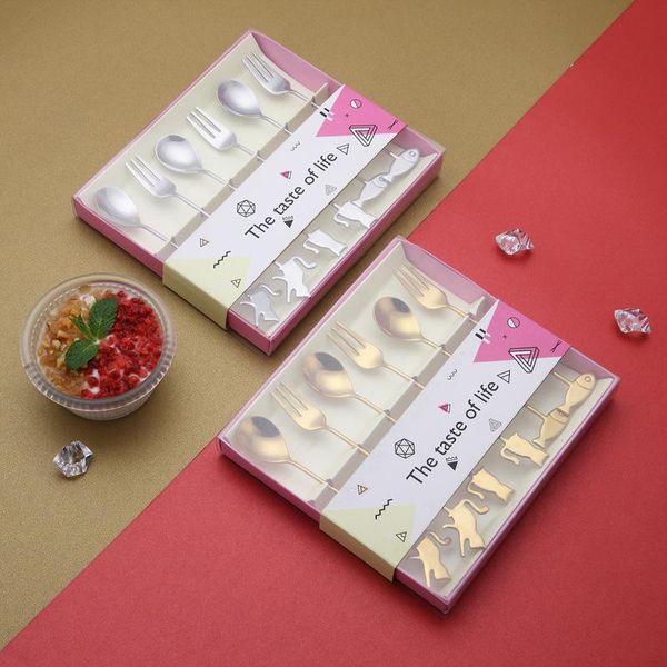 forks coffee spoon 304 stainless steel tea spoons funny cat cutlery sets tableware ice cream dessert kitchen accessories
forks coffee spoon 304 stainless steel tea spoons funny cat cutlery sets tableware ice cream dessert kitchen accessories