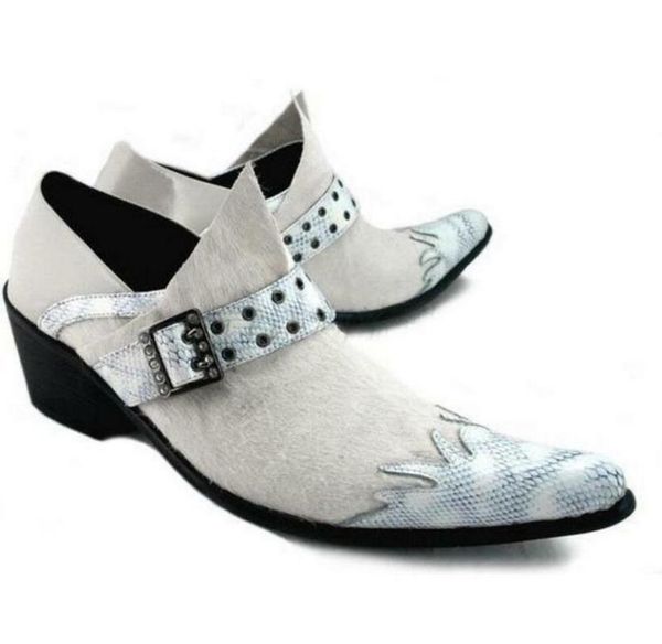 dress shoes mens stylish pointy toe buckle cuban heels leather formal wedding match colors plus size 2colors, Black
dress shoes mens stylish pointy toe buckle cuban heels leather formal wedding match colors plus size 2colors, Black