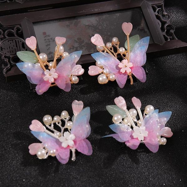 hair clips & barrettes 2pcs butterfly pearl hairpin chinese style cute vintage headdress hanfu clothing accessories for little girls lb, Golden;silver
hair clips & barrettes 2pcs butterfly pearl hairpin chinese style cute vintage headdress hanfu clothing accessories for little girls lb, Golden;silver