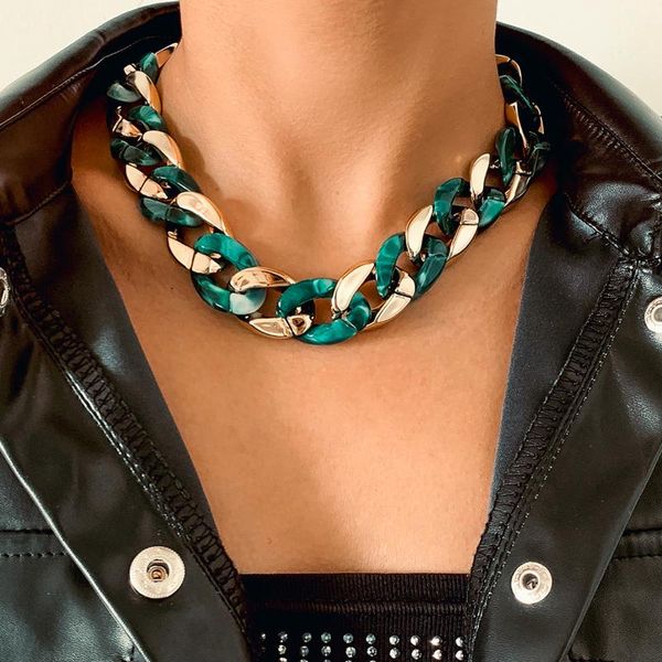chains shixin ccb material hip hop thick necklaces on neck 2021 splicing chunky short choker for women fashion jewelry, Silver
chains shixin ccb material hip hop thick necklaces on neck 2021 splicing chunky short choker for women fashion jewelry, Silver