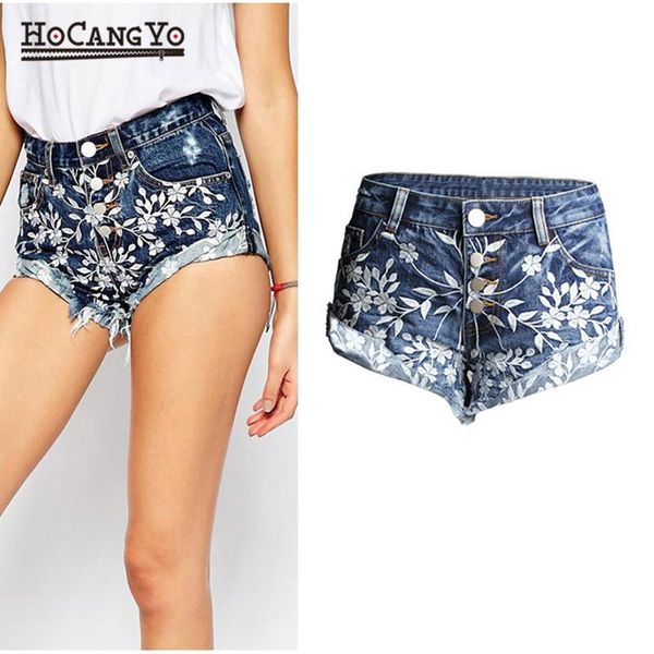 women's shorts hcyo summer women embroidery denim high waist jeans mini button cotton beach, White;black
women's shorts hcyo summer women embroidery denim high waist jeans mini button cotton beach, White;black