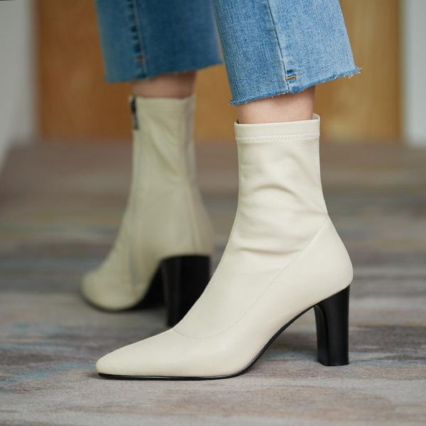 boots pointed thick size can be elegant high heel thin winter 2021 elastic leg repair short, Black
boots pointed thick size can be elegant high heel thin winter 2021 elastic leg repair short, Black