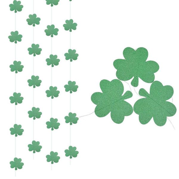 1pc green shamrock banner felt garland st patricks day decoration irish party bunting home wedding birthday wall hanging decor
1pc green shamrock banner felt garland st patricks day decoration irish party bunting home wedding birthday wall hanging decor