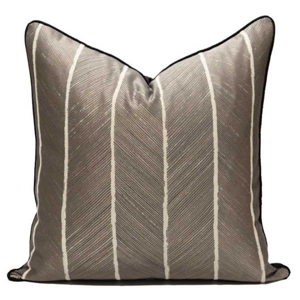 cushion/decorative pillow modern light luxury cushion cover high grade brown beige striped jacquard pillowcase el bedroom bedside sofa chair
cushion/decorative pillow modern light luxury cushion cover high grade brown beige striped jacquard pillowcase el bedroom bedside sofa chair