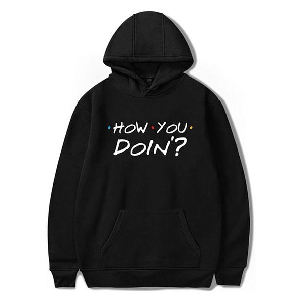 women's hoodies & sweatshirts friends printed sweatshirt women/men tv show how you doin hoodie fashion fleece warm jacket coat 4xl clot, Black
women's hoodies & sweatshirts friends printed sweatshirt women/men tv show how you doin hoodie fashion fleece warm jacket coat 4xl clot, Black