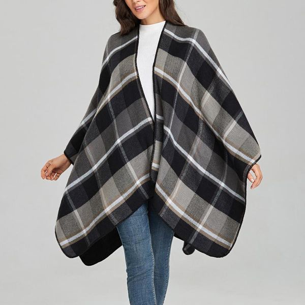 scarves elegant plaid print winter scarf women cashmere warm thick soft shawls wraps oversized long blanket cardigans capes bufanda a40, Blue;gray
scarves elegant plaid print winter scarf women cashmere warm thick soft shawls wraps oversized long blanket cardigans capes bufanda a40, Blue;gray