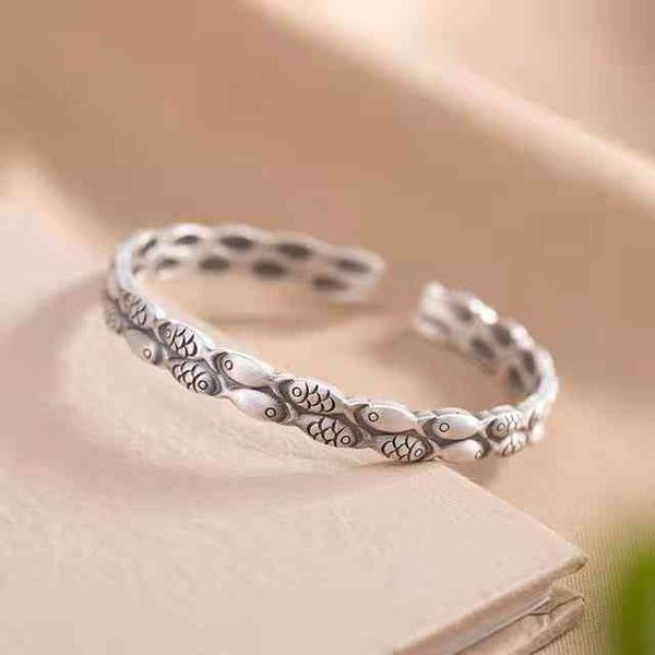 chinese style products bodhi tree matte pisces small fish women's open temperament bracelet
chinese style products bodhi tree matte pisces small fish women's open temperament bracelet