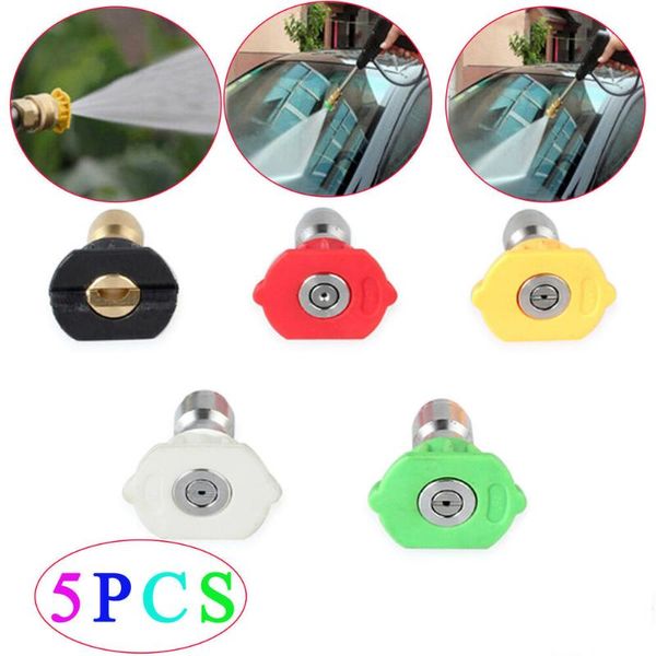 watering equipments 5pcs 1/4" pressure washer tip set quick connect swivel coupler with nozzles adaptor release garden supplies
watering equipments 5pcs 1/4" pressure washer tip set quick connect swivel coupler with nozzles adaptor release garden supplies