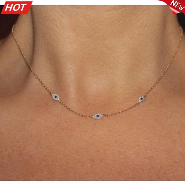 chains 2021 fine silver jewelry minimal delicate cz turkish evil eye charm dainty choker collarbone adorable women girl chain necklace
chains 2021 fine silver jewelry minimal delicate cz turkish evil eye charm dainty choker collarbone adorable women girl chain necklace