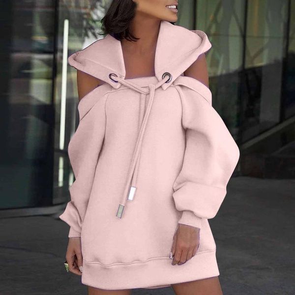 casual dresses women's oversized sweatshirts dress ladies solid color long sleeve personality loose women streetwear mini #3, Black;gray
casual dresses women's oversized sweatshirts dress ladies solid color long sleeve personality loose women streetwear mini #3, Black;gray