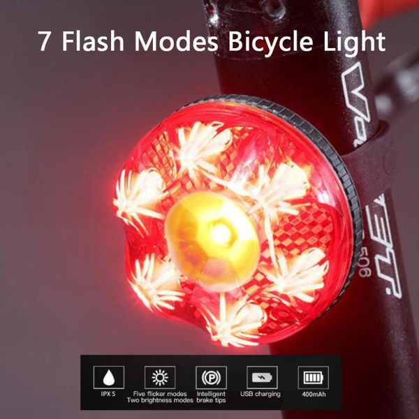 bike lights 7 flash modes bicycle intelligent brake induction taillight rear waterproof safety warning light
bike lights 7 flash modes bicycle intelligent brake induction taillight rear waterproof safety warning light