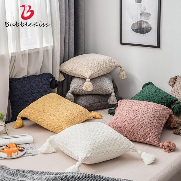 cushion/decorative pillow bubble kiss chenille knitted tassel cover solid color home sofa cushion case fashion kids room bedding pillowcase
cushion/decorative pillow bubble kiss chenille knitted tassel cover solid color home sofa cushion case fashion kids room bedding pillowcase